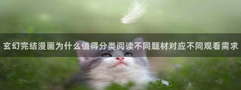 漫蛙漫画最新入口:玄幻完结漫画为什么值得分类阅读不同题材对应不同观看需求
